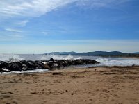 DSC0025  Mer peu agitée et baignade pour certains.04 octobre 2015.
