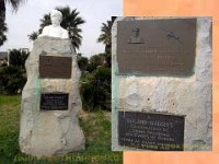 photo 1   Monument se trouvant à la base nature "françois Léotard" à la mémoire de Roland Garros.