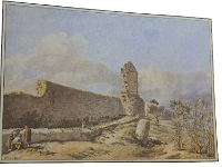 Restes de phare et des murs du port de Frejus