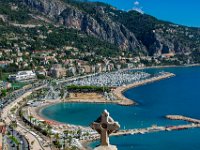 Menton 28 09 24 100  Menton - 06 - 28 09 2024 - Vue depuis le cimetière du vieux château