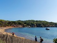 Plage du Langoustier 4  150  - Porquerolles (Hyères) - 83 - Plage noire du Langoustier