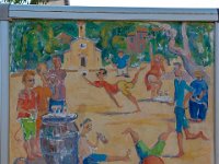 Vu sur un vehicule  51  - Porquerolles (Hyères) - 83 - Peinture sur un véhicule