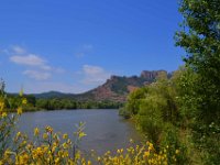 Lac Arena 16 juin 2013 1  Le lac Arena et le rocher de Rquebrune sur Argens. 16 juin 2013