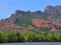Lac Arena 16 juin 2013 53  Le lac Arena et le rocher de Rquebrune sur Argens. Panorama. 16 juin 2013