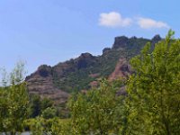 Lac Arena 16 juin 2013 54  Le lac Arena et le rocher de Rquebrune sur Argens. Panorama. 16 juin 2013
