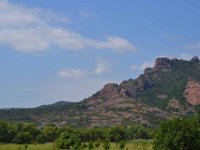 Lac Arena 16 juin 2013 9  Le rocher de Roquebrune sur Argens. 16 juin 2013