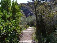 DSC0232  La corniche d'Or entre Agay et Le Trayas. Accès à la Calanque de l'Aurelle.26 février 2015.