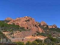 Panorama3  La corniche d'Or entre Agay et Le Trayas.L'Esterel. 26 février 2015.