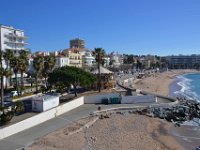 DSC0087  Esplanade Delayen et en second plan, La plage du Veillat.26 février 2015