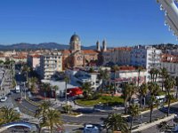 Panorama1  Le quai Albert 1er, Notre Dame de la Sainte-Victoire et le casino.26 février 2015