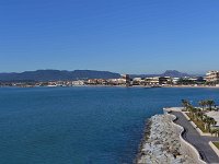 Panorama11  Le jardin Bonaparte, les plages de Fréjus et au loin, le rocher de Roquebrune.26 février 2015