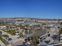 Panorama4  Panoramique sur le jardin Bonaparte et le port.26 février 2015