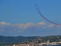 Saint Tropez 10 octobre 2015 166  Saint-Tropez. La patrouille de France lors d'un meeting à Sainte-Maxime. 10 octobre 2015.