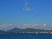Saint Tropez 10 octobre 2015 177  Saint-Tropez. La patrouille de France lors d'un meeting à Sainte-Maxime. 10 octobre 2015.