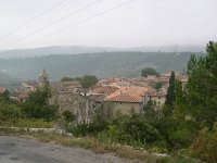 Vue sur Varages 1  L'église et une partie du village.