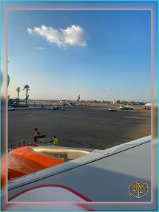 Aeroport Marrakech La Menara 13 10 22 5 Aéroport Marrakech La Menara - En attente de roulage - 13 10 22