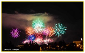Feux artifices Frejus 17 juillet 2017 6 cadre Frejus (83) - 17 juillet 2017